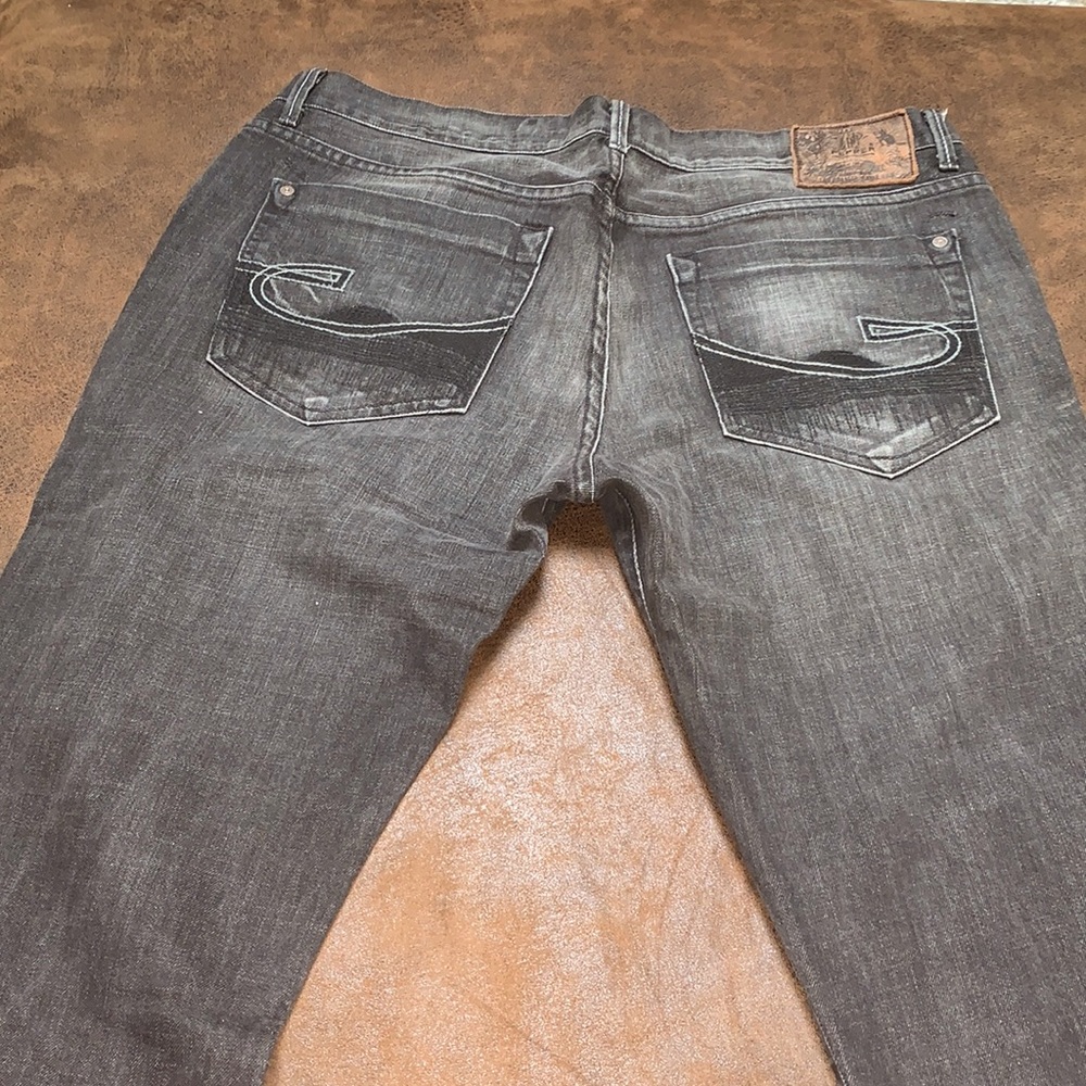 Chip & Pepper Size 38 x 33 black 5 pocket jeans